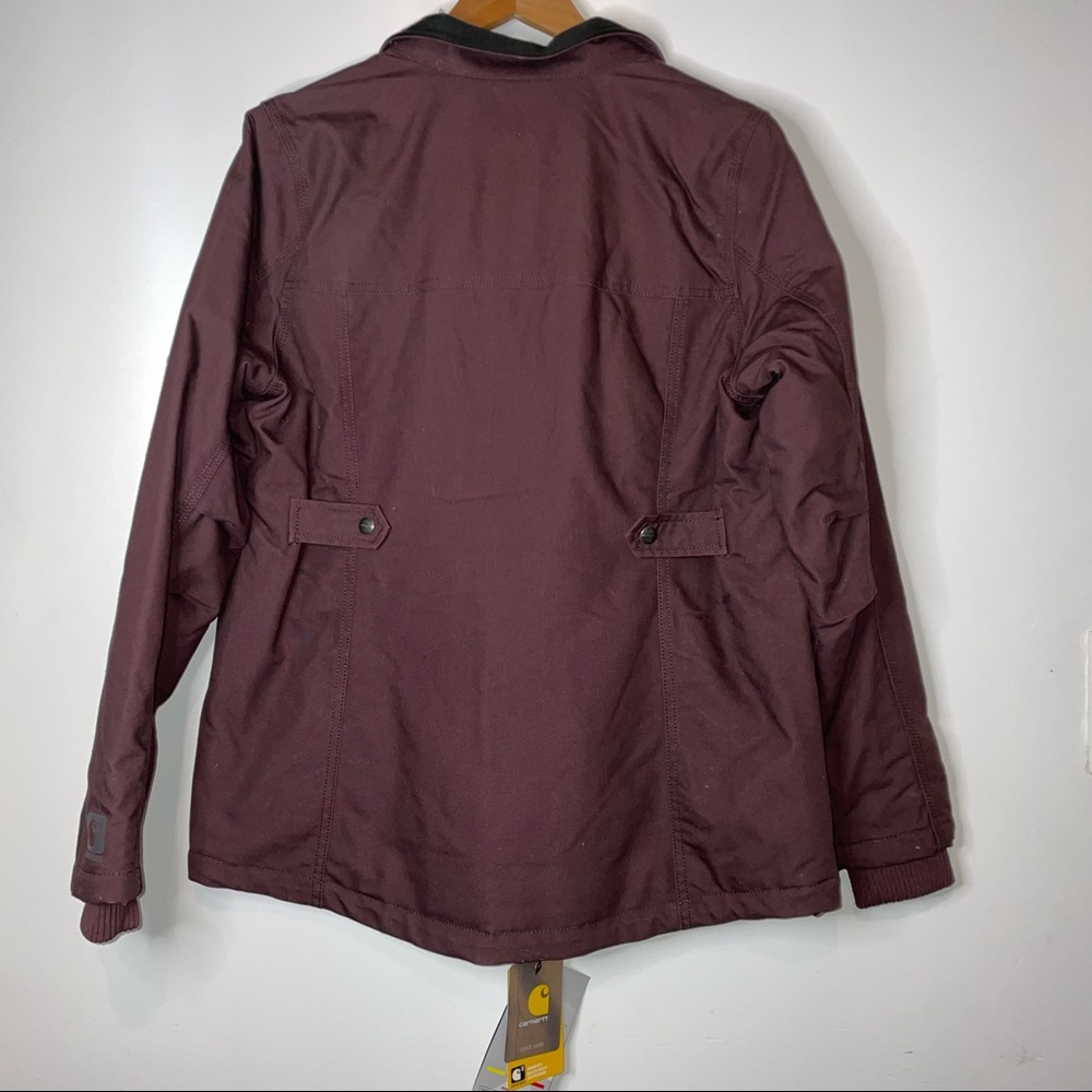Carhartt Women's Burgundy Jacket - Picture 4 of 16